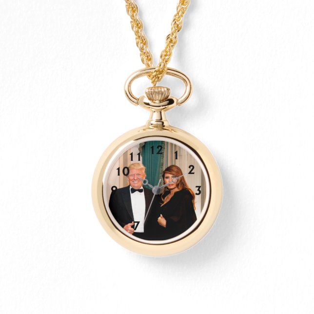 Donald & Melania Trump Armbanduhr (Vorderseite)