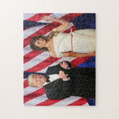Donald & Melania Trump bei der Amtseinführung Puzzle (Vertikal)