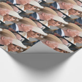 Donald & Melania Trump Geschenkpapier (Ecke)