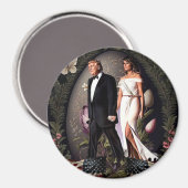 Donald & Melania Trump Ostmagnet Magnet (Vorderseite/Rückseite)