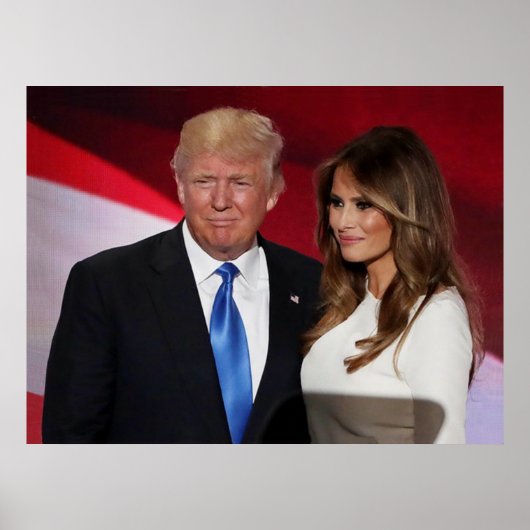 DONALD & MELANIA TRUMP POSTER (Vorne)