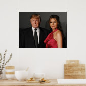 DONALD & MELANIA TRUMP POSTER (Küche)