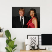 DONALD & MELANIA TRUMP POSTER (Heimbüro)