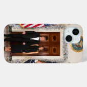Donald & Melania Trumps Weihnachtsweißhaus Case-Mate iPhone Hülle (Rückseite (Horizontal))