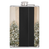 Donald & Melania Trumps Weihnachtsweißhaus Flachmann (Rückseite)