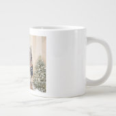 Donald & Melania Trumps Weihnachtsweißhaus Jumbo-Tasse (Rechts)