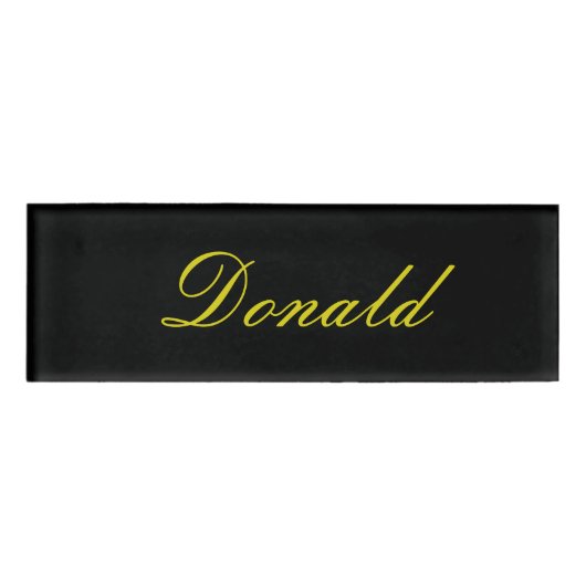 Donald Name Tag Namenschild (Vorderseite)