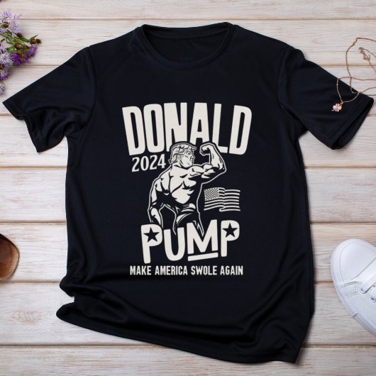 Donald Pump 2024: Amerika wieder zum Schweigen bri T-Shirt