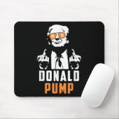 Donald Pump Bitcoin Funny Trump 2024 Crypto Mousepad (Mit Mouse)
