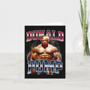 Donald Pump Meme Funny Karte