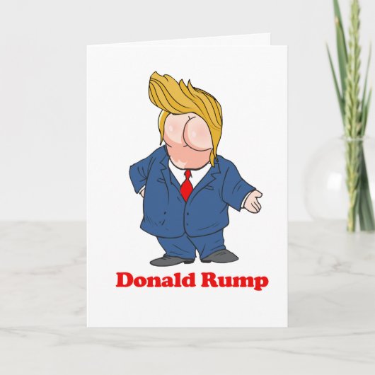 Donald Rump Karte (Vorderseite)