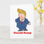 Donald Rump Karte (Gelbe Blume)