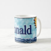 Donald-Segelboot-Tasse Kaffeetasse (VorderseiteRechts)
