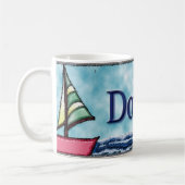Donald-Segelboot-Tasse Kaffeetasse (Links)
