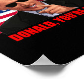 Donald Sie#39;re Fired1 Poster (Ecke)