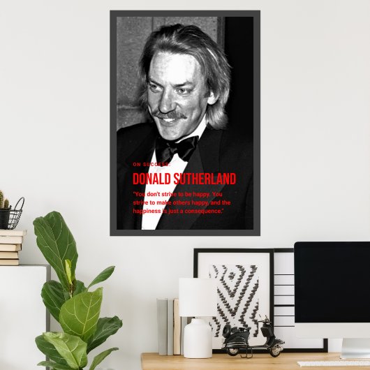 Donald Sutherland Poster (Heimbüro)