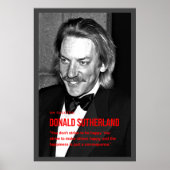 Donald Sutherland Poster (Vorne)