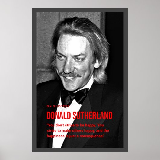 Donald Sutherland Poster (Vorne)