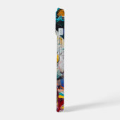 Donald the Duck farbenfrohe iPhone 15 Fall Hülle (Linke Seite)