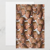 Donald Trompf Briefpapier (Vorne/Hinten)