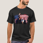 Donald Trumb 2024 | Flag America Trumpf Abstimmung T-Shirt (Vorderseite)