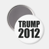 DONALD TRUMP 2012 MAGNET (Vorderseite/Rückseite)