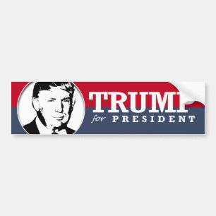DONALD TRUMP 2016 AUTOAUFKLEBER