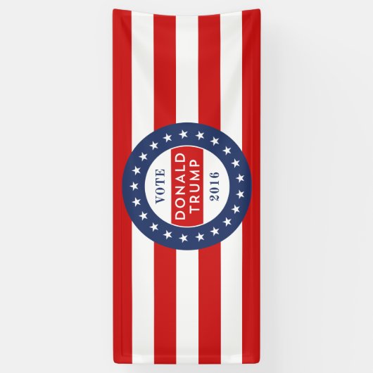 Donald Trump 2016 Banner (Vertikal)