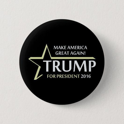 Donald Trump 2016 Button (Vorderseite)