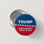 Donald Trump 2016 Button (Vorne & Hinten)