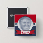 Donald Trump 2016 Button (Vorne & Hinten)