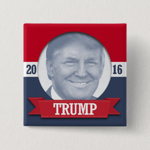 Donald Trump 2016 Button