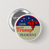 Donald Trump 2016 Button (Vorne & Hinten)
