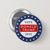 Donald Trump 2016 Button (Vorne & Hinten)