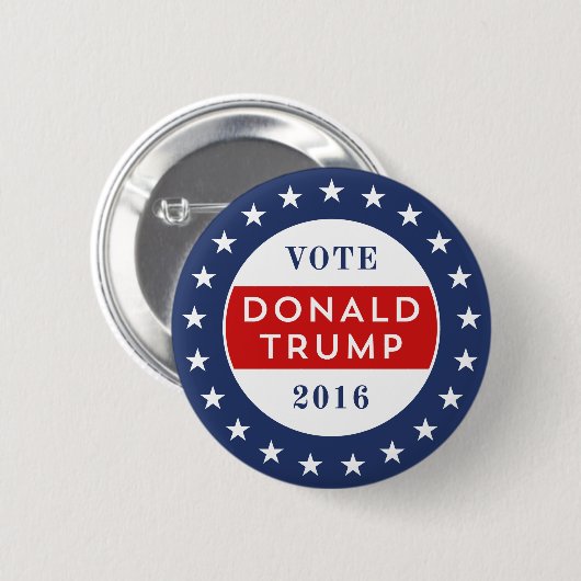 Donald Trump 2016 Button (Vorne & Hinten)