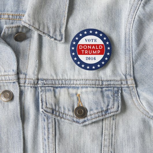 Donald Trump 2016 Button (Beispiel)