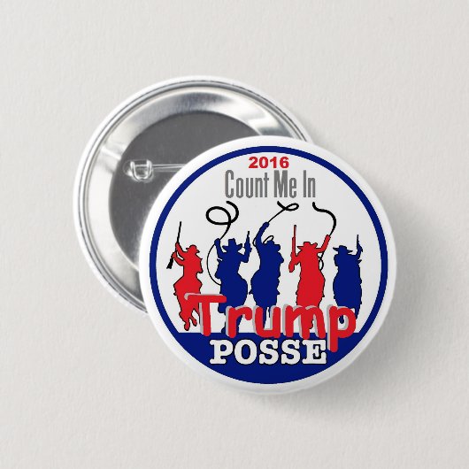 Donald TRUMP 2016 Button (Vorne & Hinten)