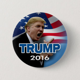 Donald Trump 2016 Button