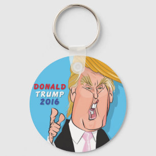 Donald Trump 2016 Cartoon Schlüsselanhänger
