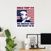 Donald Trump 2016 für Präsident Poster (Heimbüro)