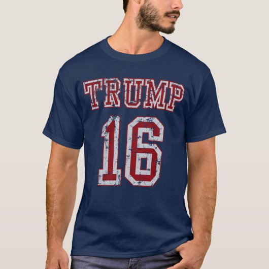 Donald Trump 2016 für Präsidenten T-Shirt (Vorderseite)