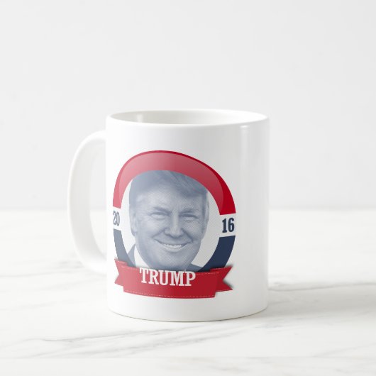 Donald Trump 2016 Kaffeetasse (Vorderseite Links)