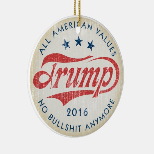 Donald Trump 2016 Keramik Ornament (Rechts)
