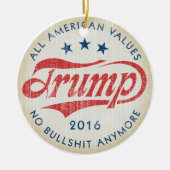 Donald Trump 2016 Keramik Ornament (Vorne)