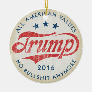 Donald Trump 2016 Keramik Ornament