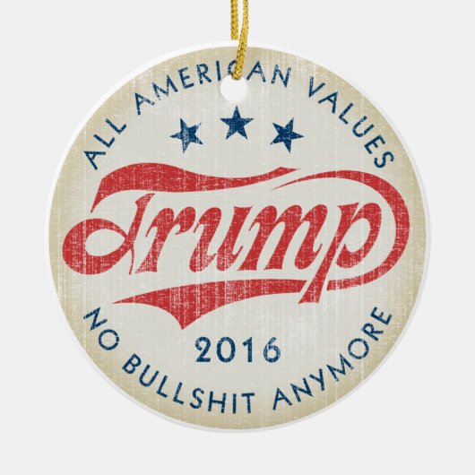 Donald Trump 2016 Keramik Ornament (Vorne)