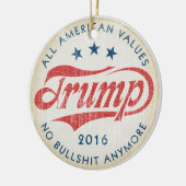 Donald Trump 2016 Keramik Ornament (Links)