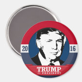 DONALD TRUMP 2016 MAGNET (Vorderseite/Rückseite)