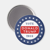 Donald Trump 2016 Magnet (Vorderseite/Rückseite)