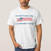 Donald Trump 2016 Oberbefehlshaber T-Shirt (Vorderseite)